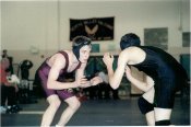 Travis Wrestles at Regional Finals